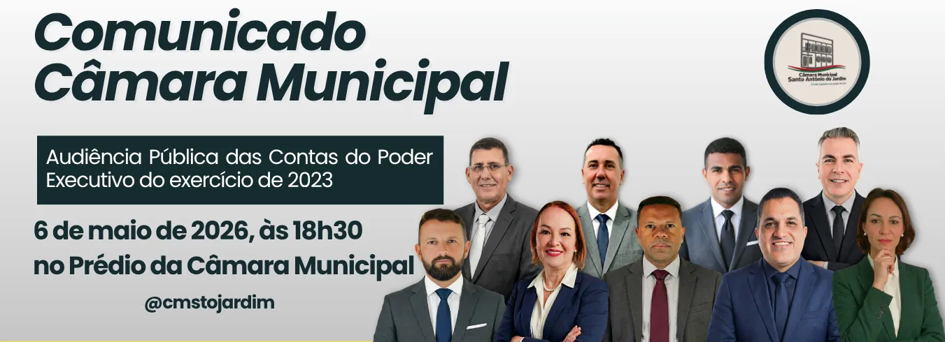 Audiência Pública das Contas do Poder Executivo do Exercício de 2023