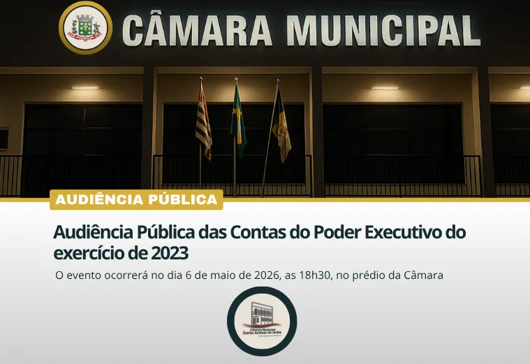 Audiência Pública das Contas do Poder Executivo do Exercício de 2023