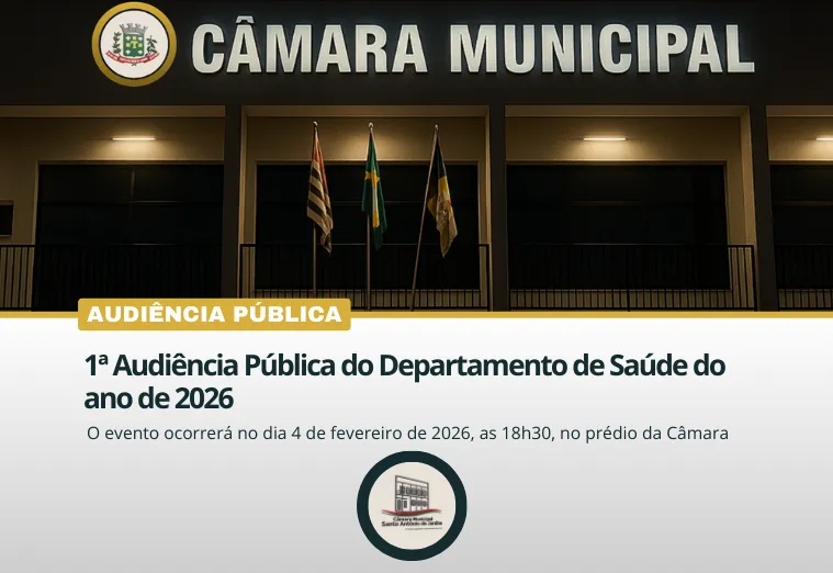 1ª Audiência Pública do Departamento de Saúde do ano de 2026
